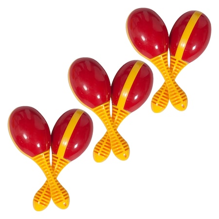 Westco Educational Products Mini Maracas, 6PK MA7002-RD
